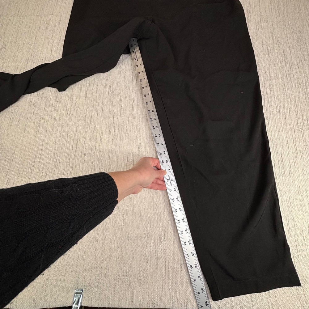 Max Studio Womens 3X Black Pull On Cropped Tapered Pants Elastic Back Plus Size - Picture 4 of 7